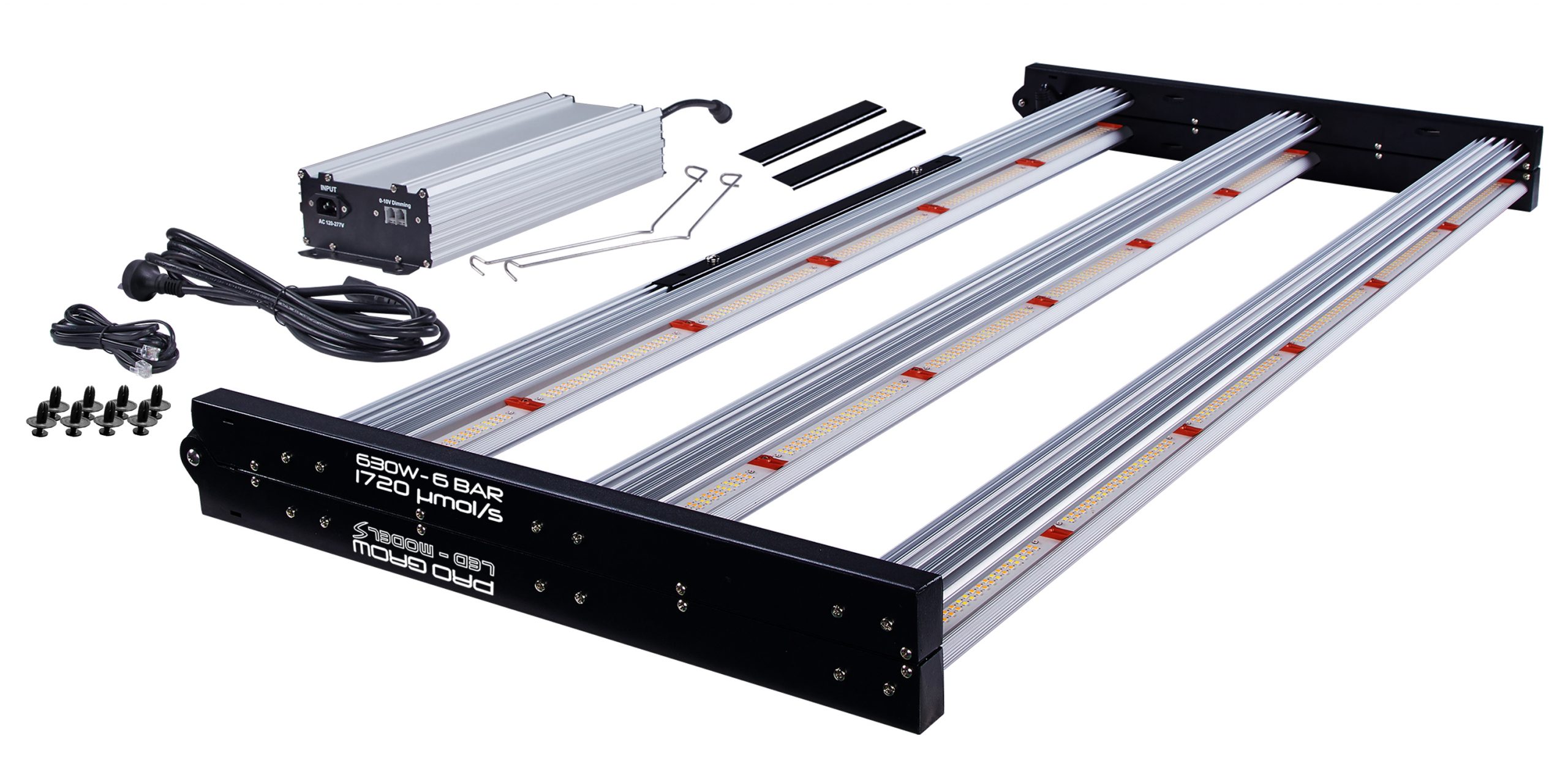 Pro Grow LED 630W Model S: 2.63 A – 6 Bar