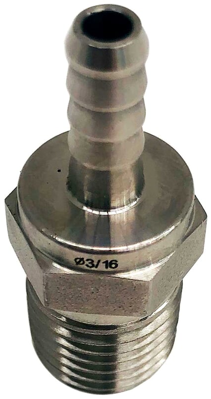 Fitok Barbed End 1.3mm / 1/4″ M NPT
