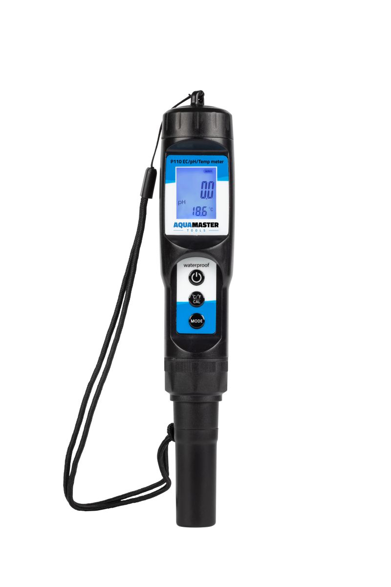 AquaMaster P110 Pro Combo Pen – pH, EC & Temp